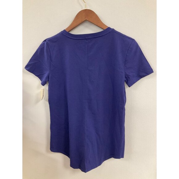 Tek Gear Womens XS V-Neck Tee With Colorful Striped Design - Picture 4 of 4